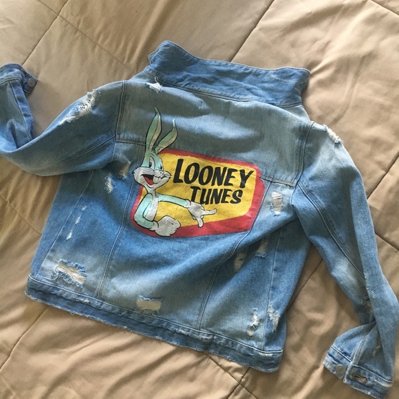 zara looney tunes jacket